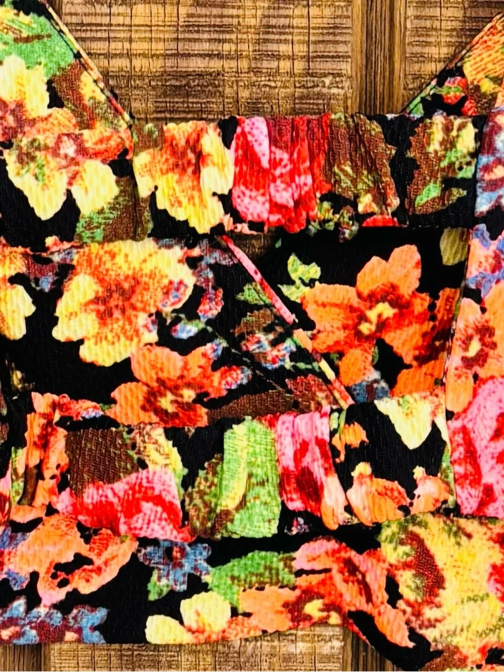 Tyche Floral Bohemian Bikini Top